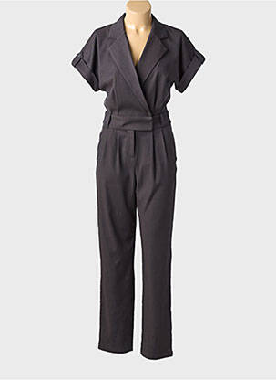 Combi-pantalon manches courtes manches courtes gris YAYA femme