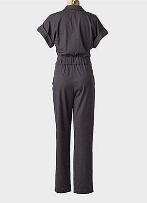 Combi-pantalon manches courtes manches courtes gris YAYA femme