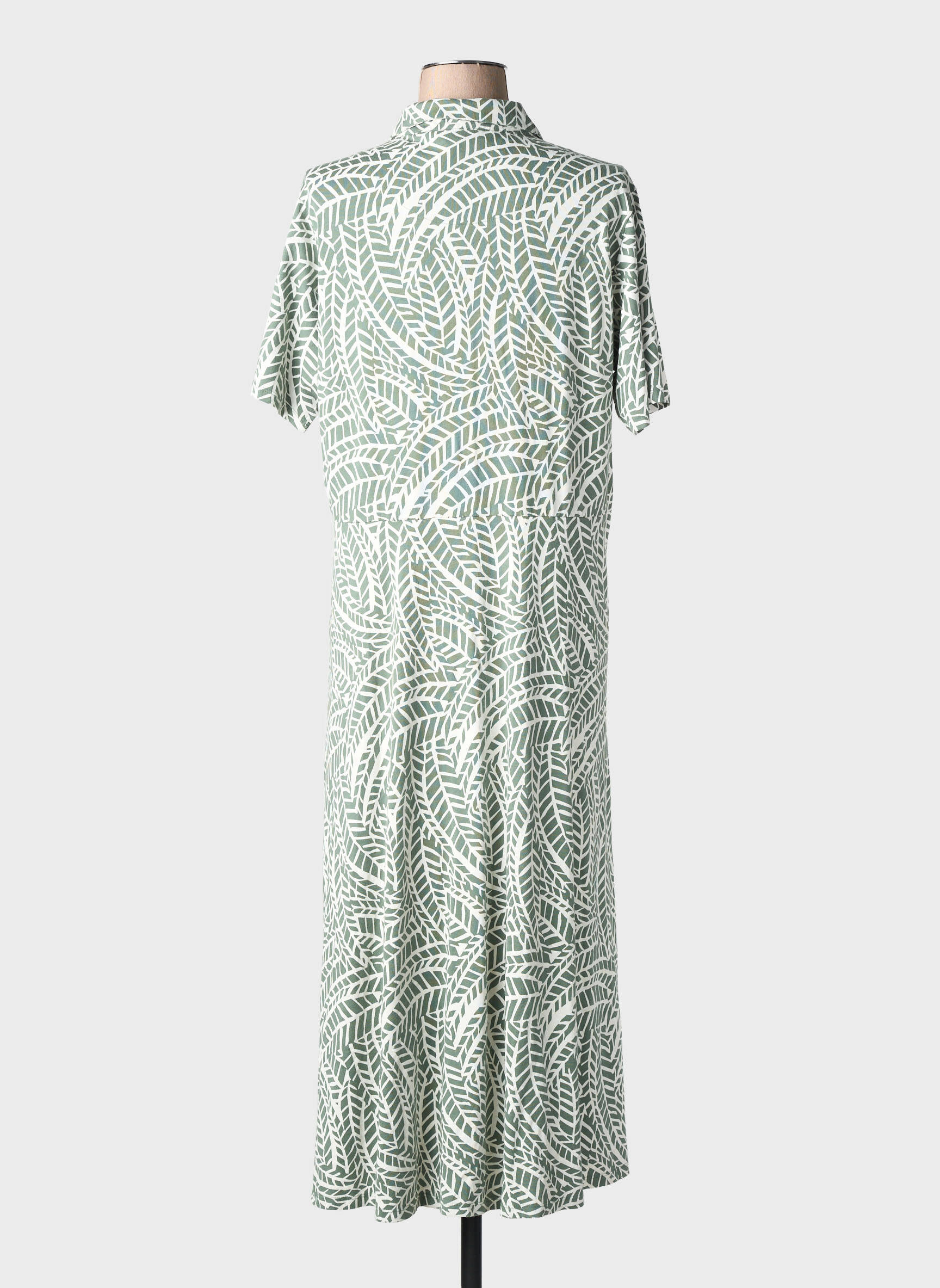 Robe longue imprimé fantaisie manches courtes vert WHITE STUFF femme