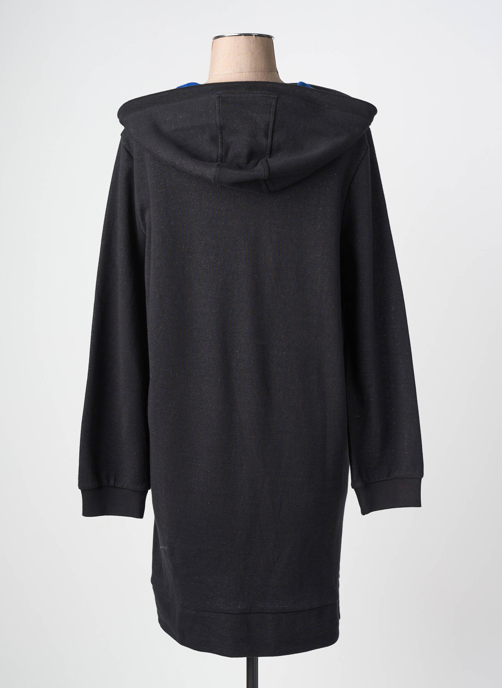 Robe mi-longue manches longues manches longues noir I.CODE (By IKKS) femme
