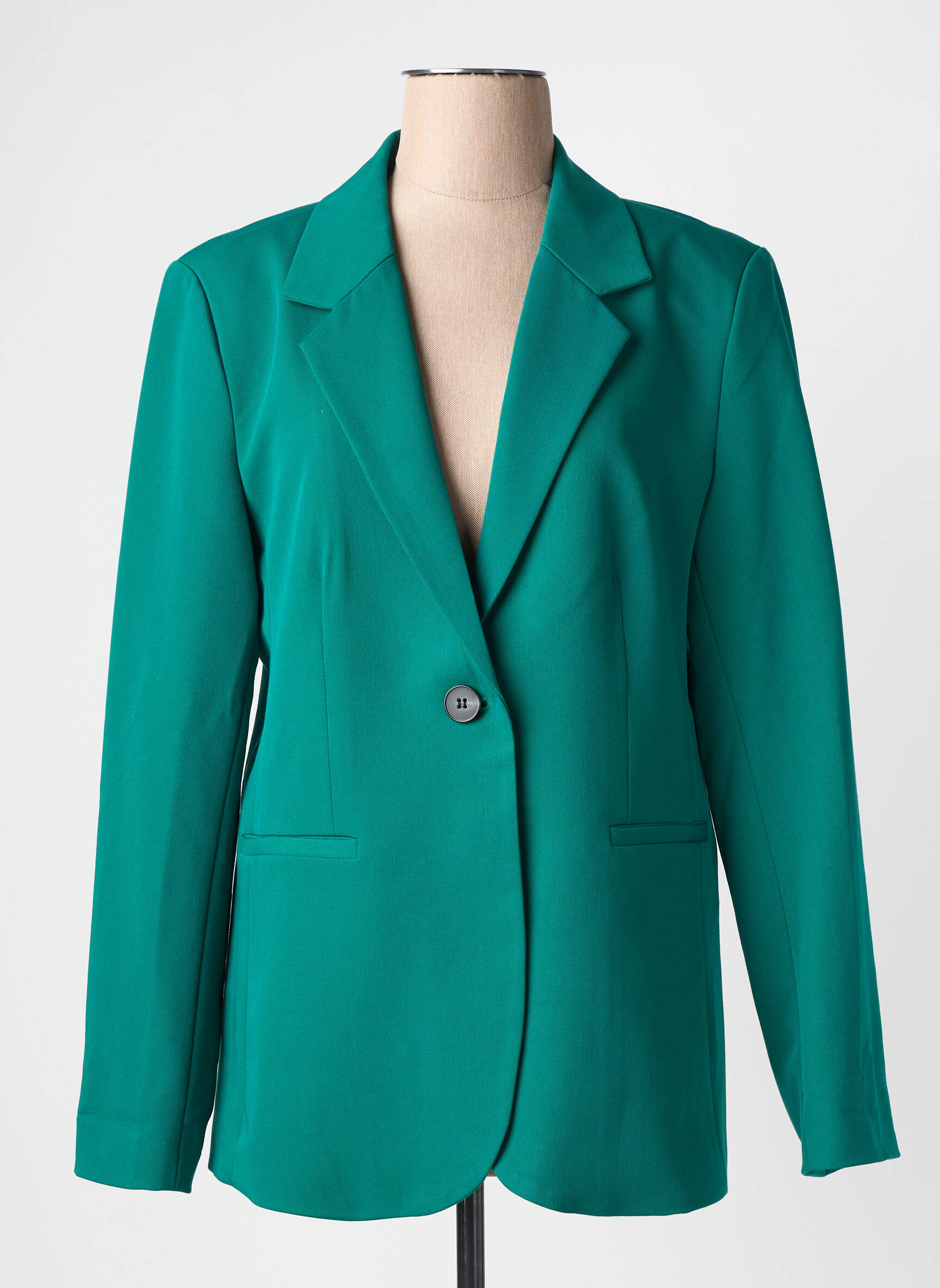 Blazer coupe cintrée vert KAFFE femme