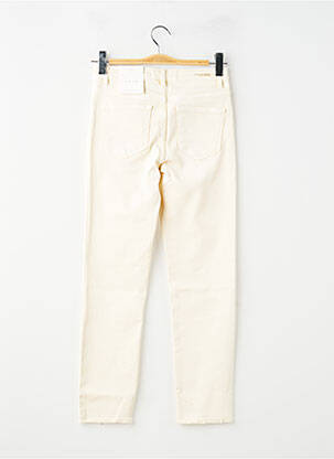 Jeans coupe slim stretch taille normale jaune YAYA femme