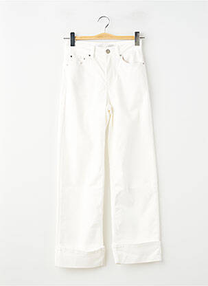 Jean coupe flare stretch taille normale blanc YAYA femme