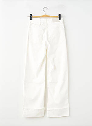 Jean coupe flare stretch taille normale blanc YAYA femme