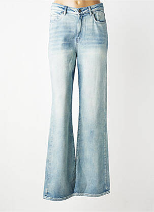Jeans coupe large taille normale taille normale bleu YAYA femme