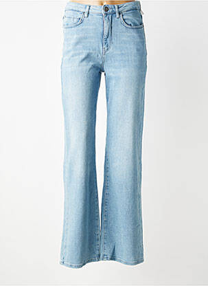 Jeans coupe large taille normale taille normale bleu YAYA femme