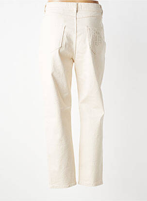 Jeans boyfriend taille haute taille haute beige I.CODE (By IKKS) femme
