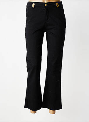 Jean coupe flare finition bord franc taille normale noir I.CODE (By IKKS) femme