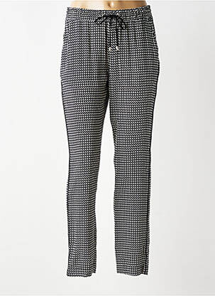 Pantalon slim taille élastique taille normale noir IKKS femme
