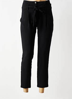 Pantalon 7/8 taille haute taille haute noir IKKS femme