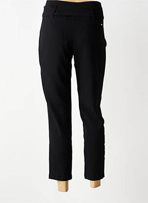Pantalon 7/8 taille haute taille haute noir IKKS femme