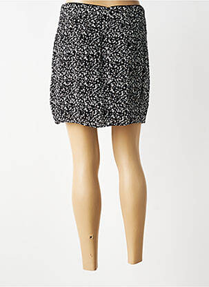 Jupe courte coupe droite noir IKKS femme