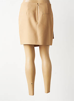 Jupe courte poches beige YAYA femme