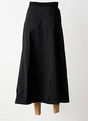 Jupe longue fermeture zip latéral noir IKKS femme