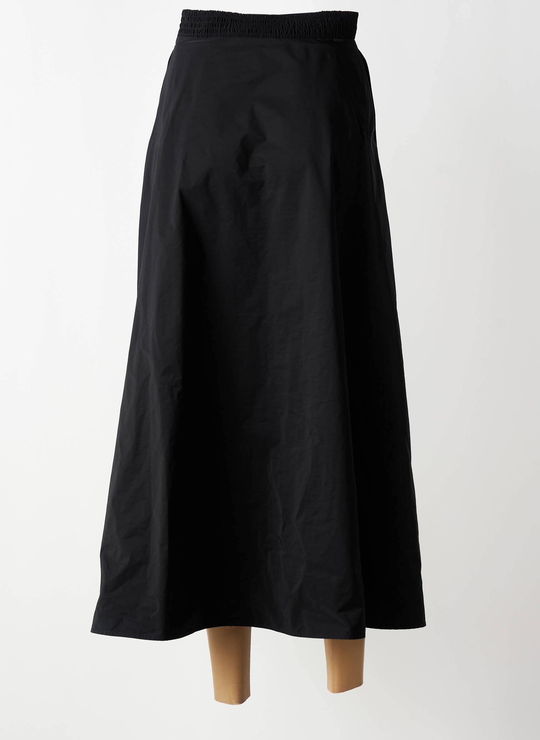 Jupe longue fermeture zip latéral noir IKKS femme