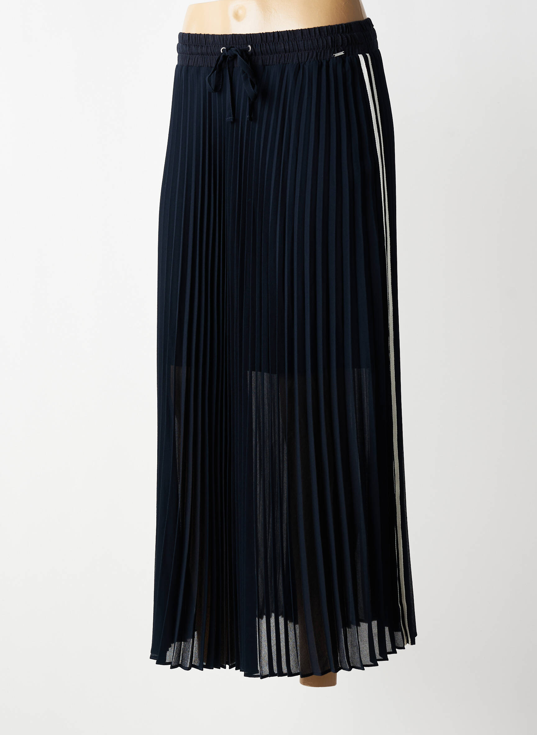 Jupe courte poches bleu IKKS femme