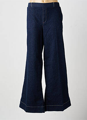 Jean coupe flare stretch taille haute bleu PARA MI femme