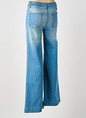 Jean coupe flare stretch taille haute bleu MAISON HOTEL femme