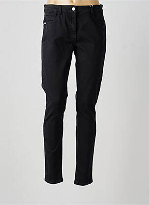 Jeans coupe slim stretch taille normale noir C'EST BEAU LA VIE femme