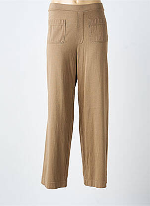 Pantalon droit stretch taille normale marron YERSE femme