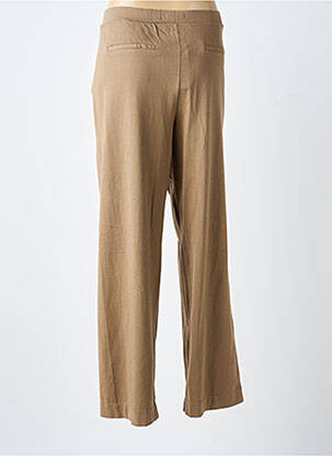 Pantalon droit stretch taille normale marron YERSE femme