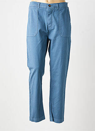Jeans coupe droite stretch taille normale bleu HOD femme