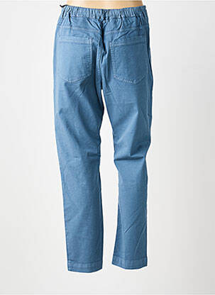 Jeans coupe droite stretch taille normale bleu HOD femme