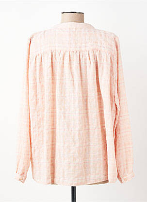 Blouse poignets boutonnés avec fente manches longues rose JC.SOPHIE femme