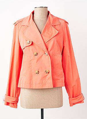 Trench poches sans capuche orange BETTY BARCLAY femme