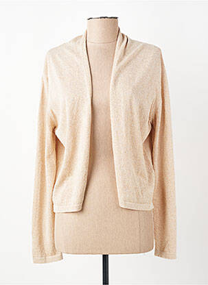 Gilet manches longues manches longues beige FLIRT femme