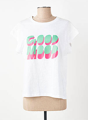 T-shirt coupe droite manches courtes beige ANOUK ET NINON femme