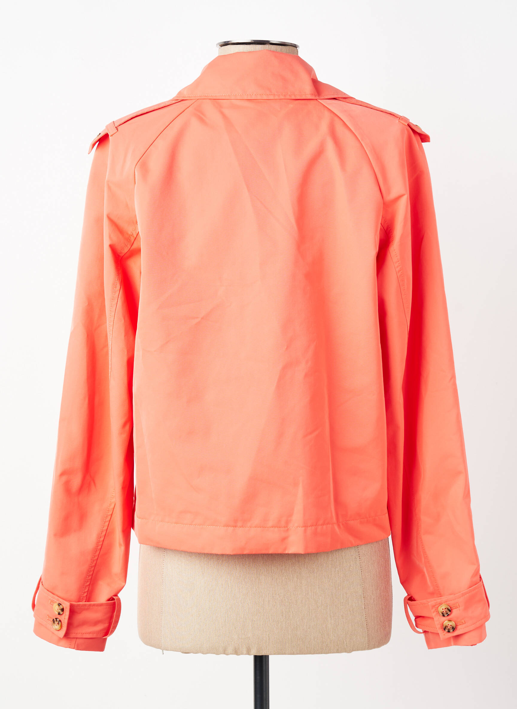 Trench poches sans capuche orange BETTY BARCLAY femme