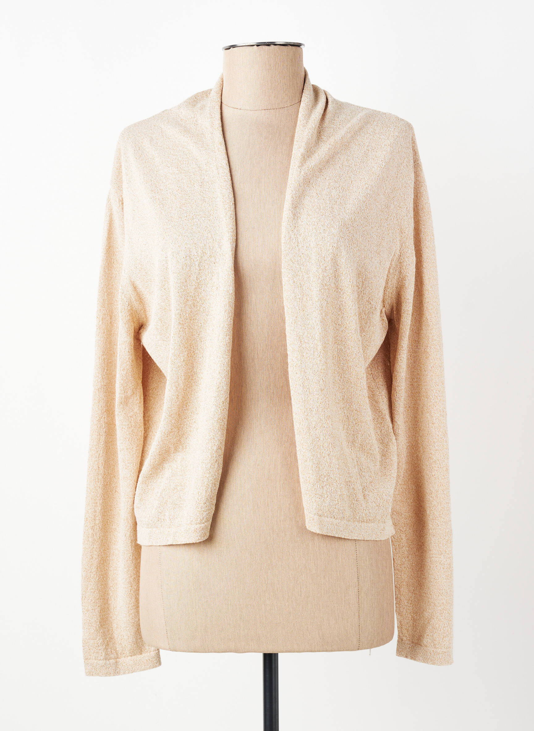 Gilet manches longues manches longues beige FLIRT femme