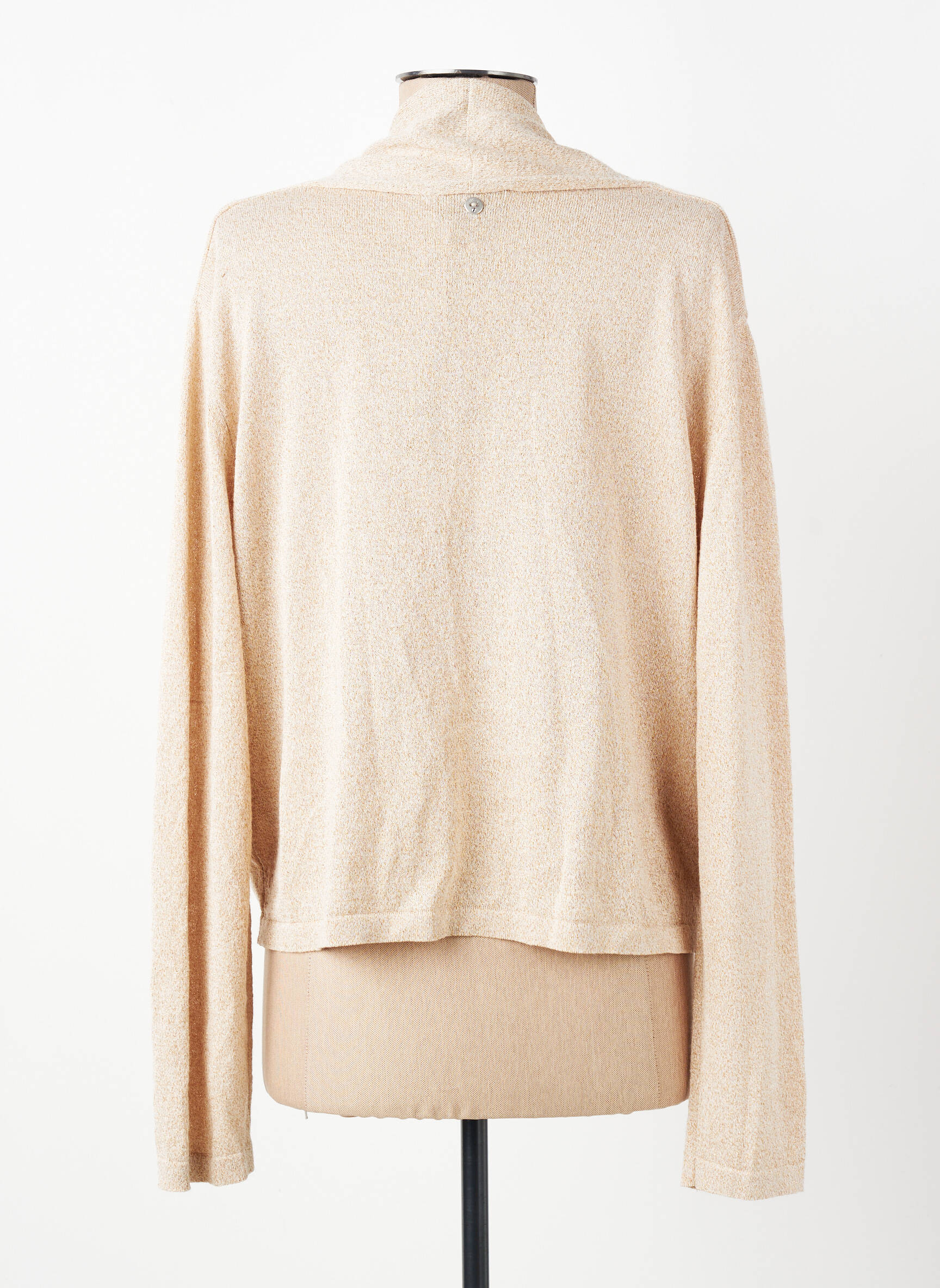 Gilet manches longues manches longues beige FLIRT femme