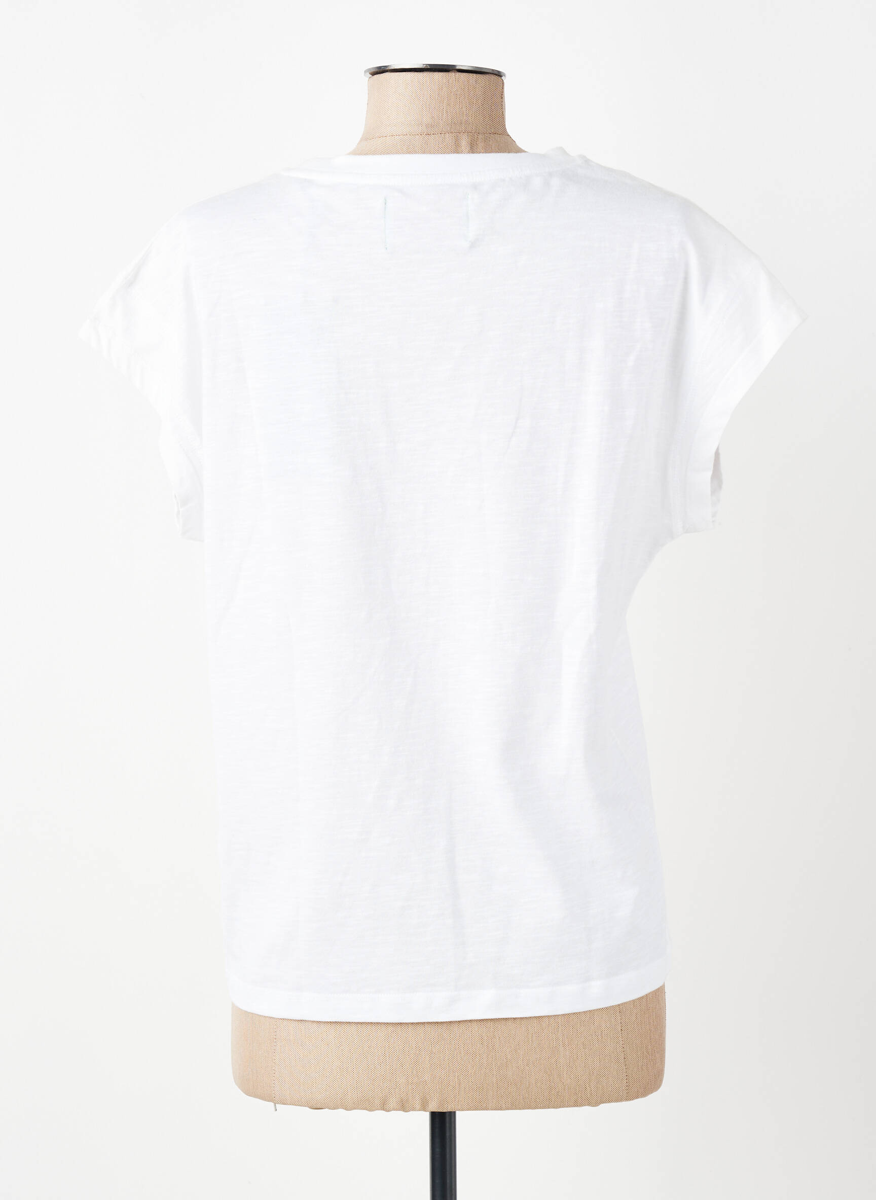 T-shirt coupe droite manches courtes beige ANOUK ET NINON femme