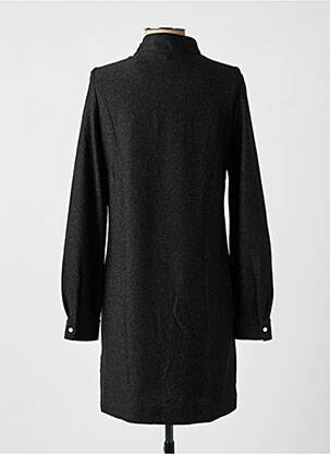 Robe mi-longue manches longues manches longues noir I.CODE (By IKKS) femme