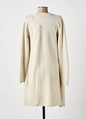 Gilet manches longues stretch beige YAYA femme