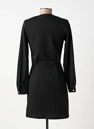 Robe courte manches longues manches longues noir I.CODE (By IKKS) femme