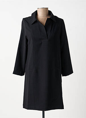 Robe courte manches longues manches longues noir I.CODE (By IKKS) femme