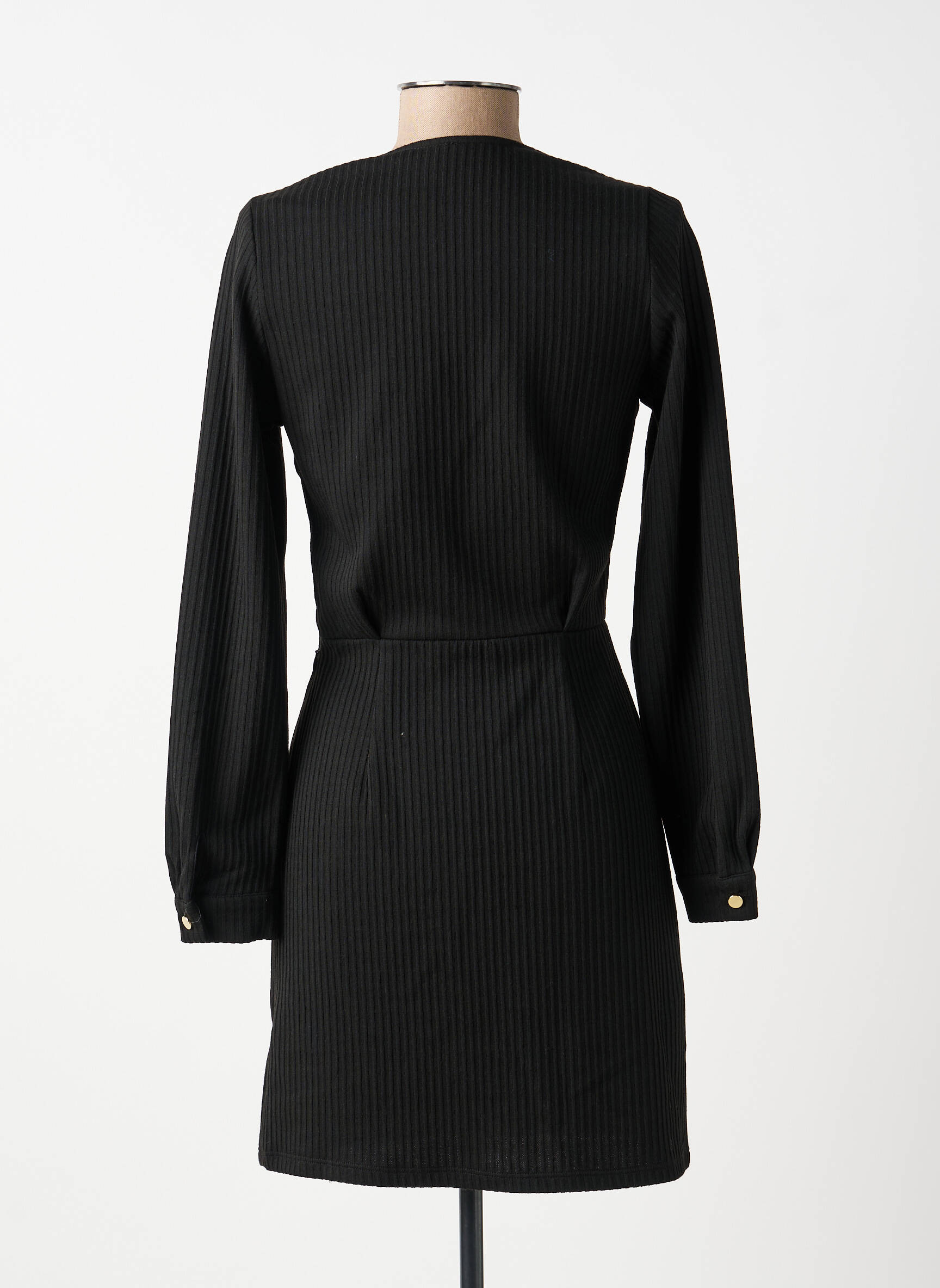Robe courte manches longues manches longues noir I.CODE (By IKKS) femme