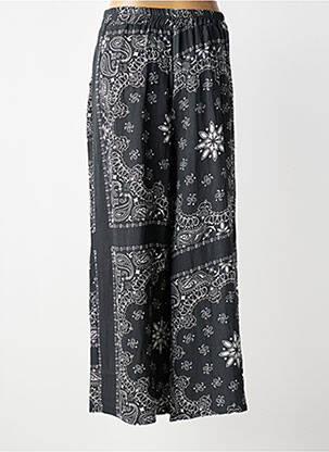Pantalon droit tissage crêpe taille normale gris GARDEN  femme
