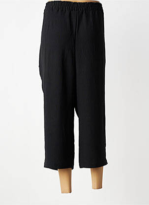 Pantacourt coupe droite taille normale noir ATLANTA femme