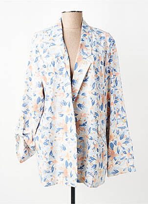 Blazer manches longues bleu CHRISTY femme