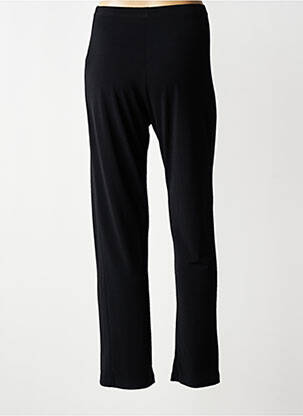 Pantalon droit stretch taille normale noir FRANCE RIVOIRE femme