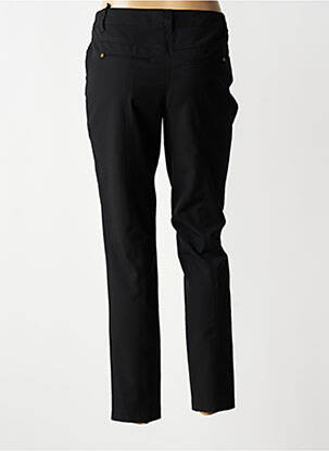 Pantalon slim tissage popeline taille normale noir BASLER femme