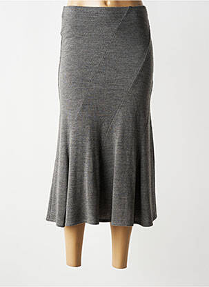 Jupe longue doublure gris CHASSAGNARD femme