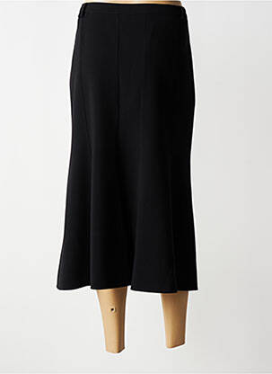 Jupe longue fermeture zip latéral noir FRANCOISE femme