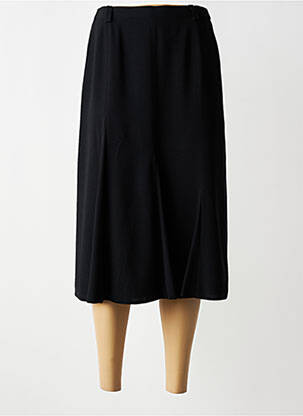 Jupe longue fermeture zippée au dos noir FRANCOISE femme