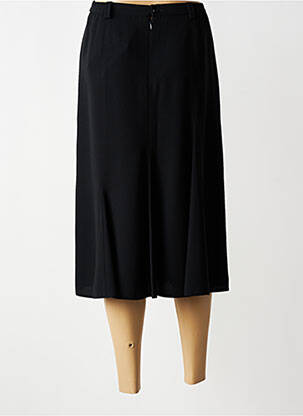 Jupe longue fermeture zippée au dos noir FRANCOISE femme