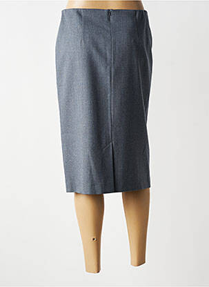 Jupe mi-longue taille normale gris LUCIA femme